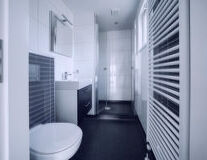 indoor, wall, sink, plumbing fixture, shower, bathtub, floor, interior, tap, white